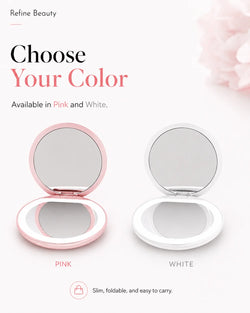 LED Compact Makeup Mirror