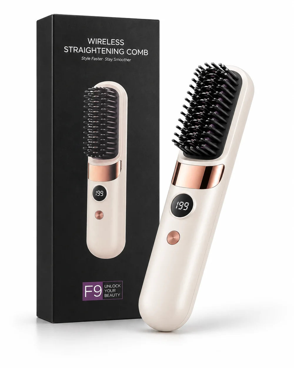 Cordless Hair Straightener Brush