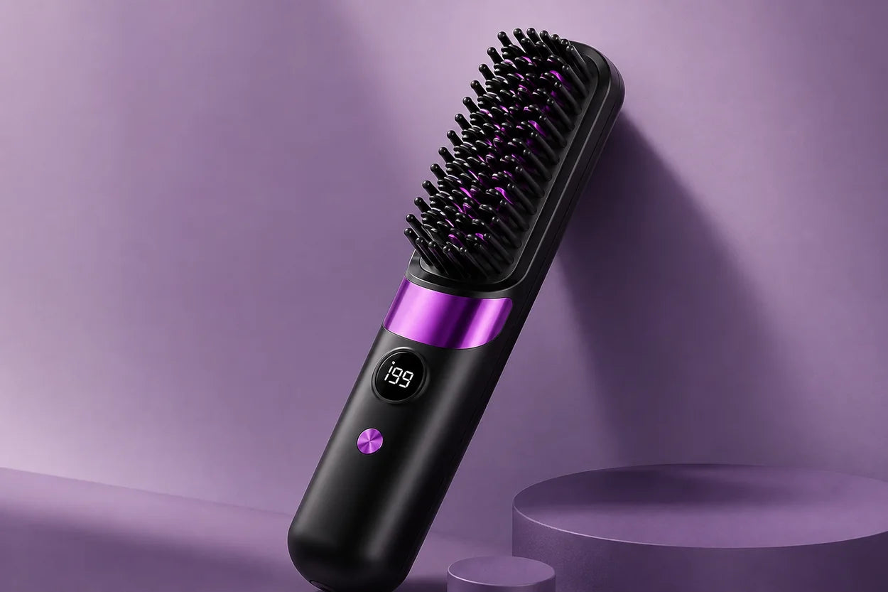 Cordless Hair Straightener Brush