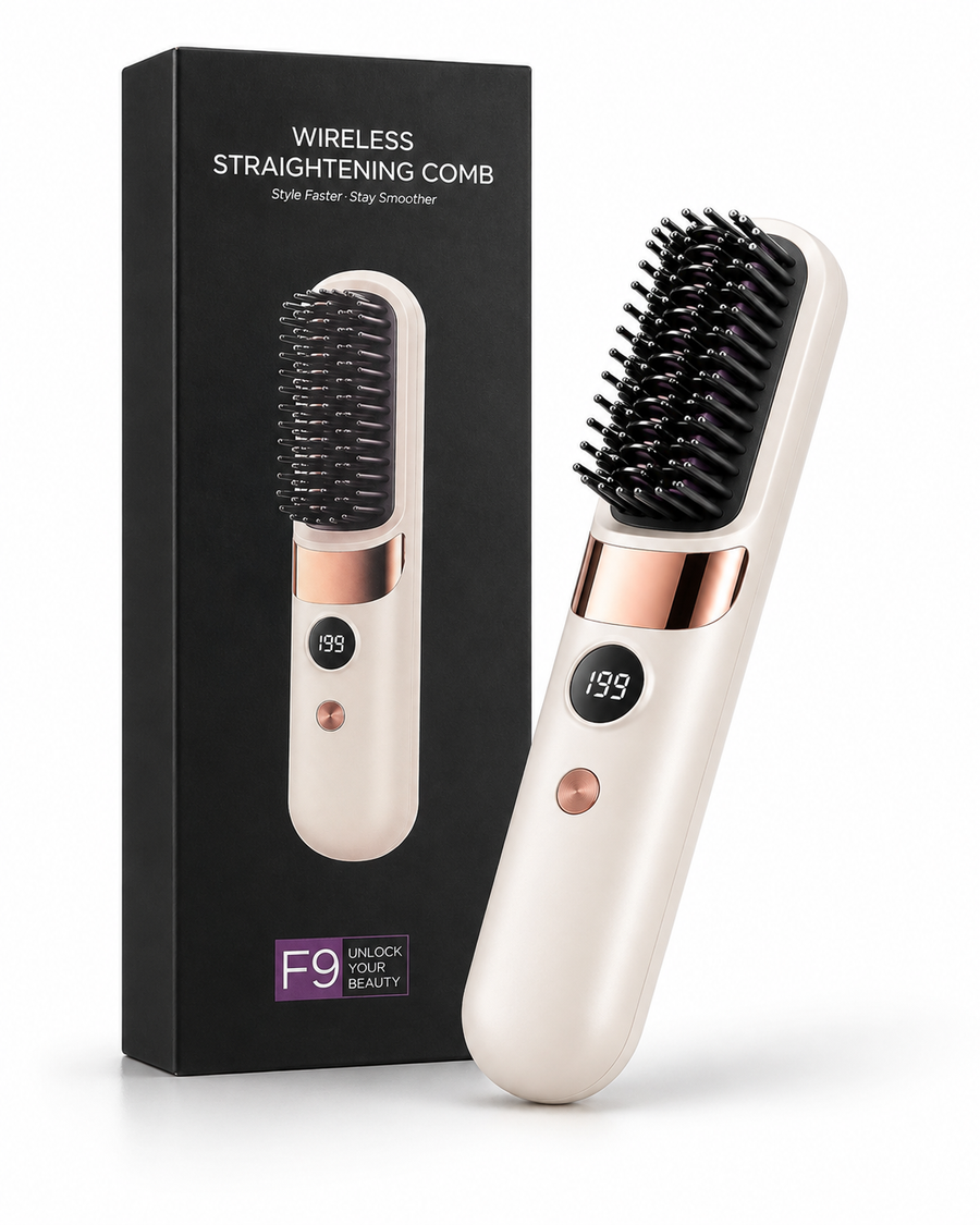Cordless Hair Straightener Brush